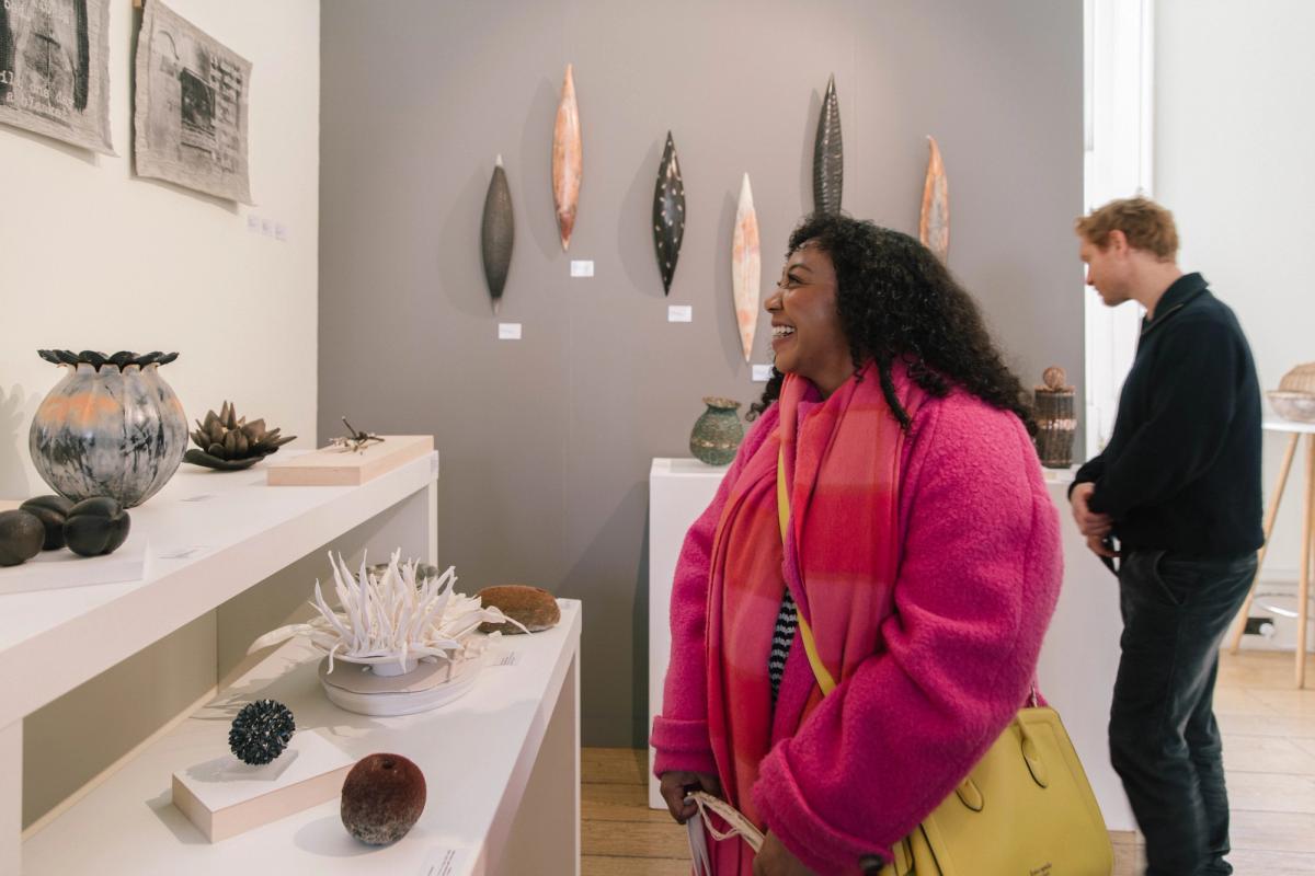 Craft Alliance Atlantic Association's stand at Collect in 2024
Photo: Iona Wolff