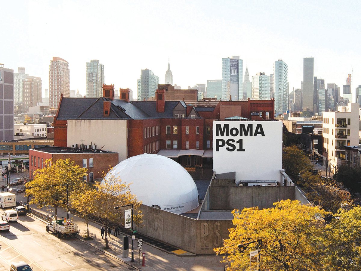 MoMA PS1 in Queens, New York.
Courtesy of MoMA PS1. Photo by Pablo Enriquez