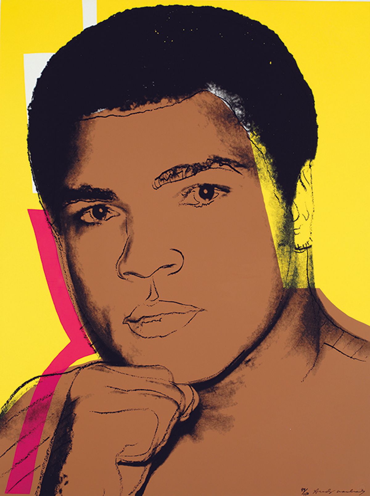 World famous for a great deal longer than 15 minutes: Andy Warhol’s Muhammad Ali screen print (1978)

© Andy Warhol Foundation for the Visual Arts