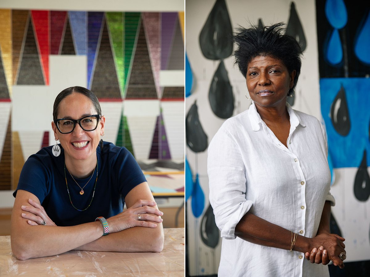 2023 MacArthur Fellows Dyani White Hawk (left) and María Magdalena Campos-Pons (right) Both photos courtesy the John D. and Catherine T. MacArthur Foundation