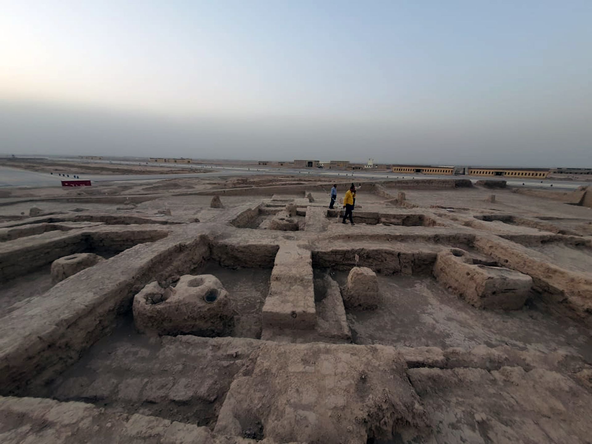 A Parthian site has been discovered south of Baghdad Courtesy of Iraq's State Board of Antiquities and Heritage