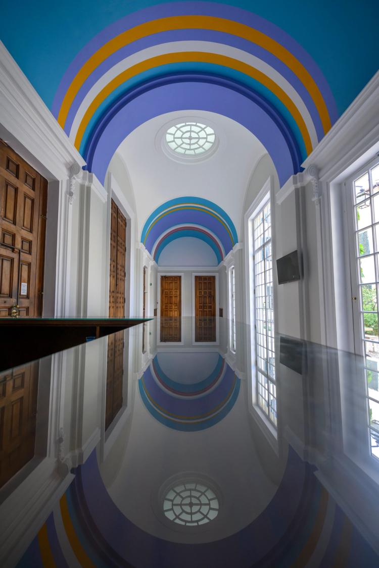 Why Bridget Riley's bold ceiling painting at the British School at Rome