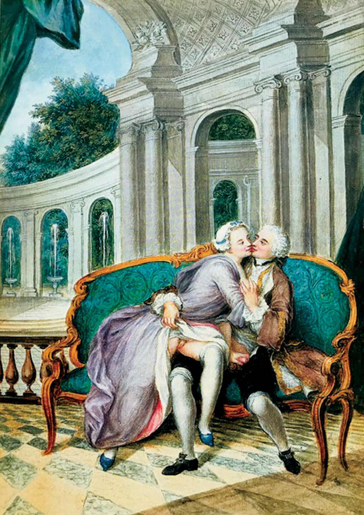 Porn for the rich: Antoine Alexandre Marolles, an episode from Tableaux des mœurs  du temps dans les différens âges de la vie (1750) 