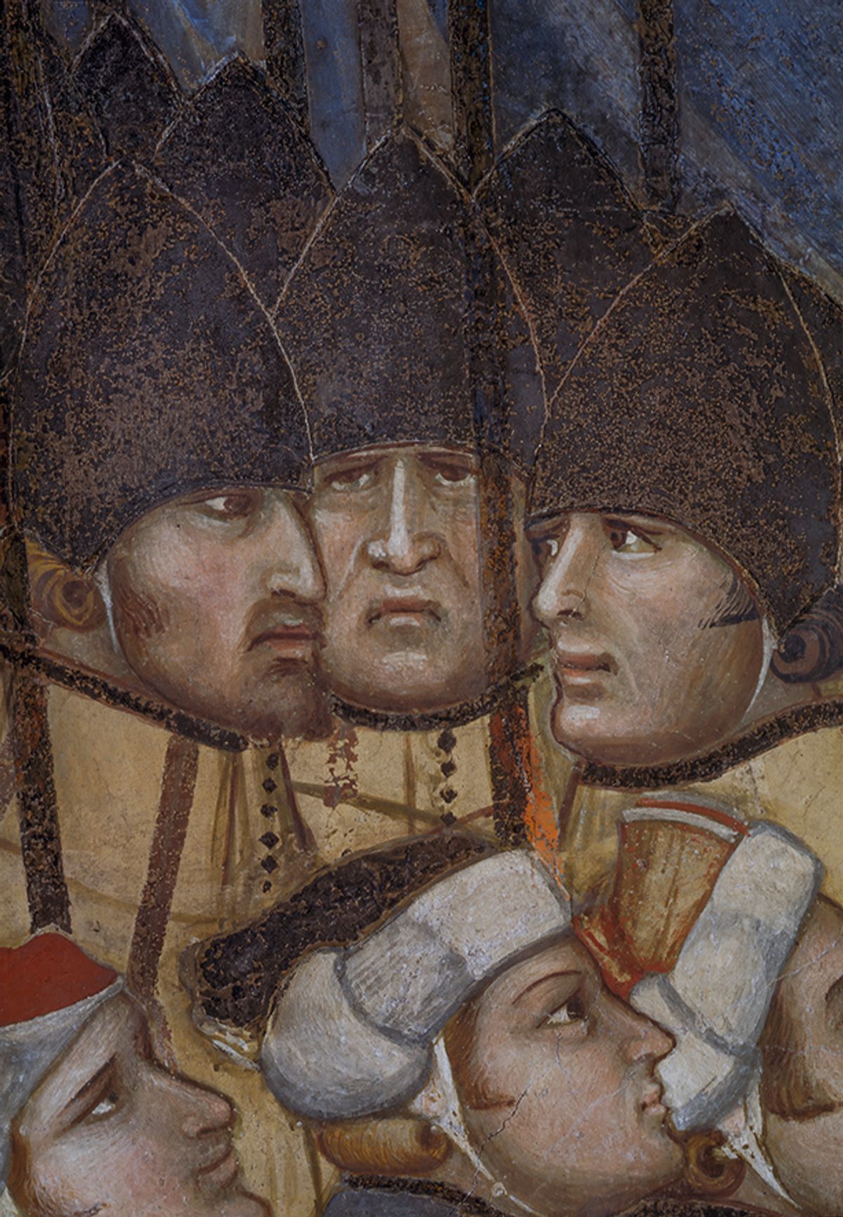 Detail, Lorenzetti’s Good Government; the six scenes of the series covered three walls in Siena’s Sala dei Nove © Antonio Quattrone