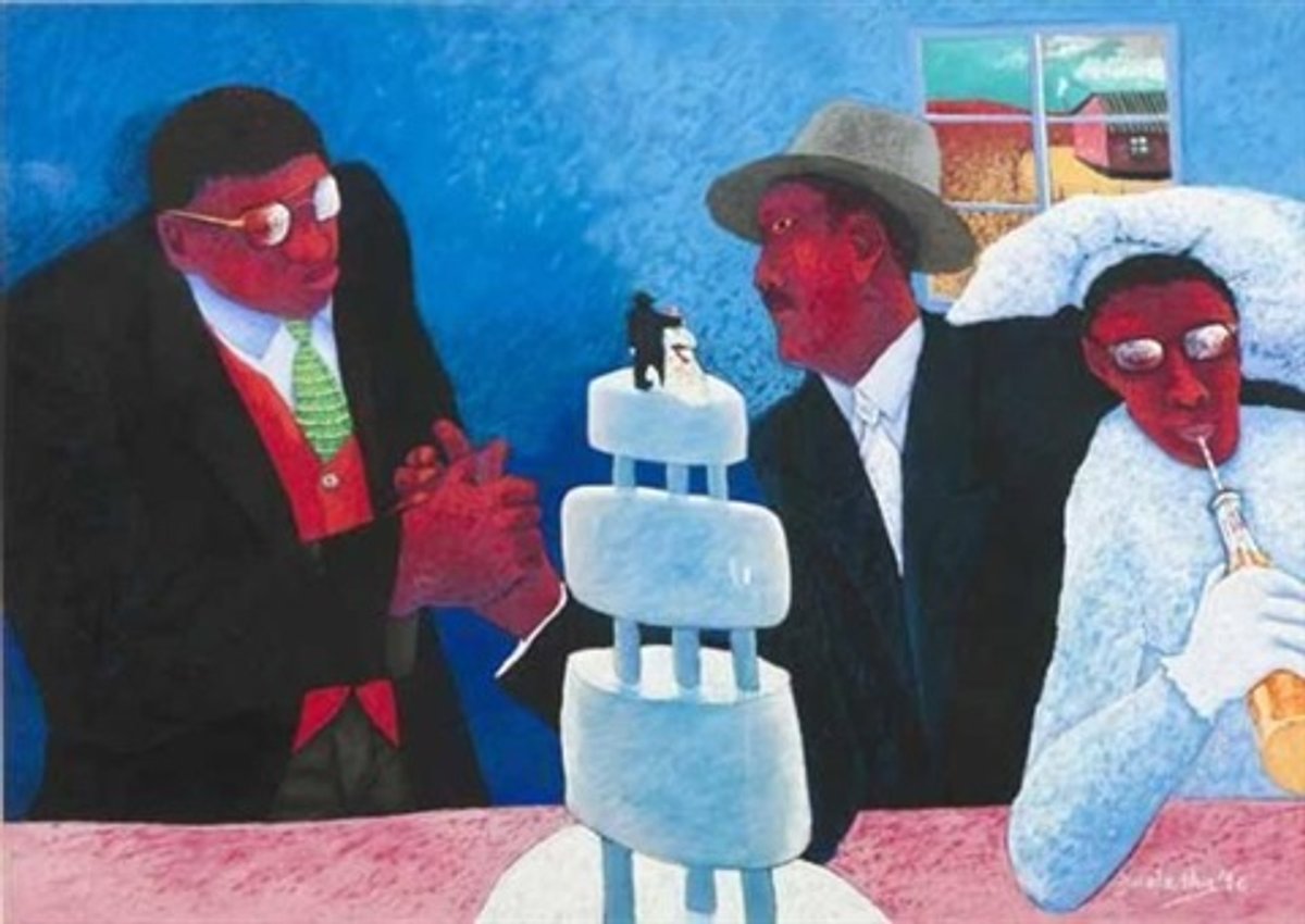 Zwelethu Mthethwa's The Wedding Party (1996)