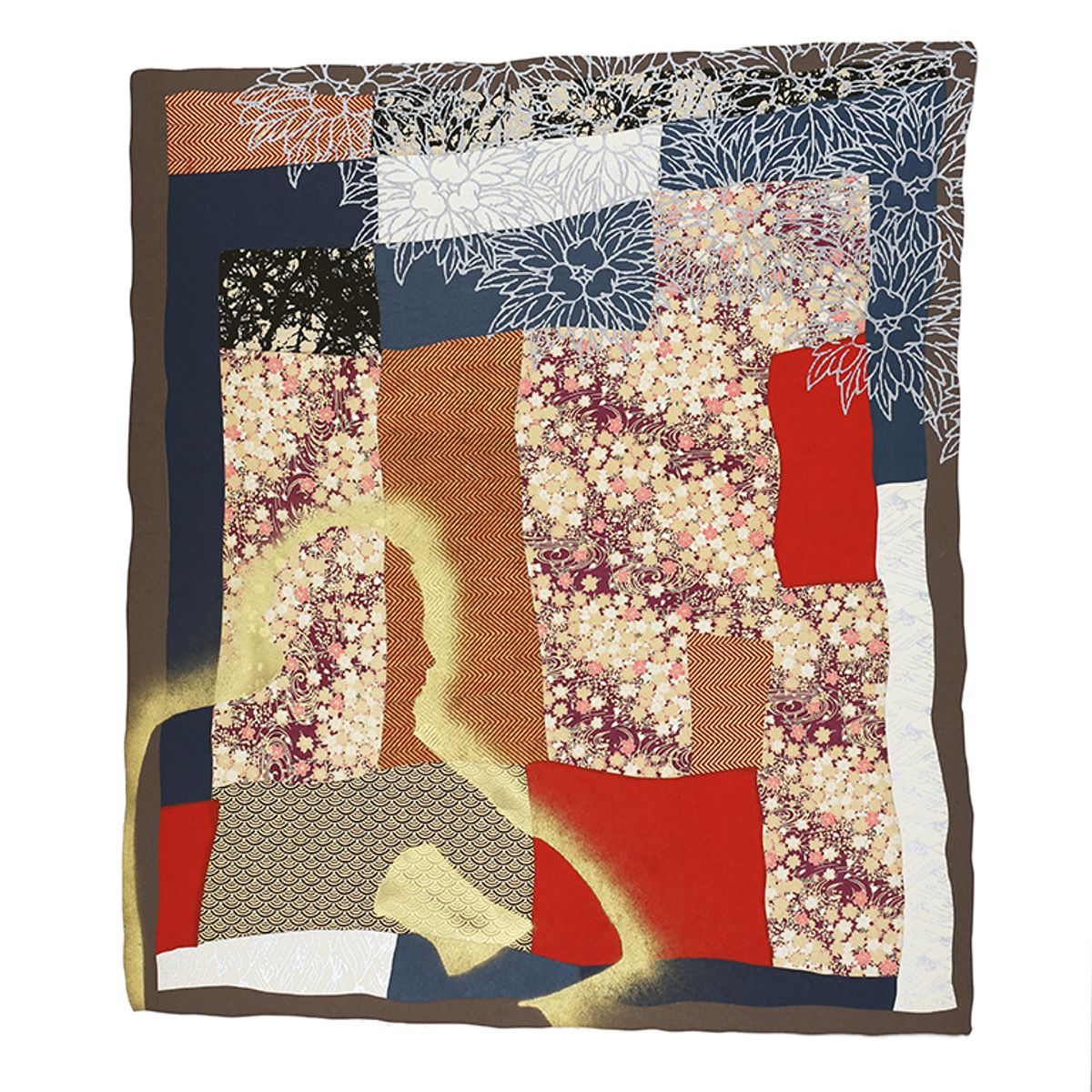 Sanford Biggers, The Floating World: The Pasts They Brought With Them (2013) Courtesy of LeRoy Neiman Center for Print Studies, Columbia University