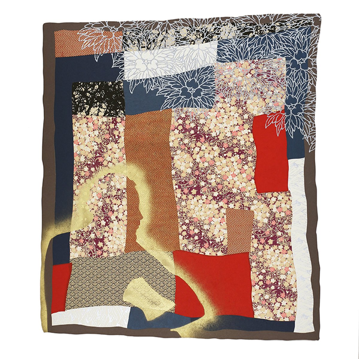 Sanford Biggers, The Floating World: The Pasts They Brought With Them (2013) Courtesy of LeRoy Neiman Center for Print Studies, Columbia  University