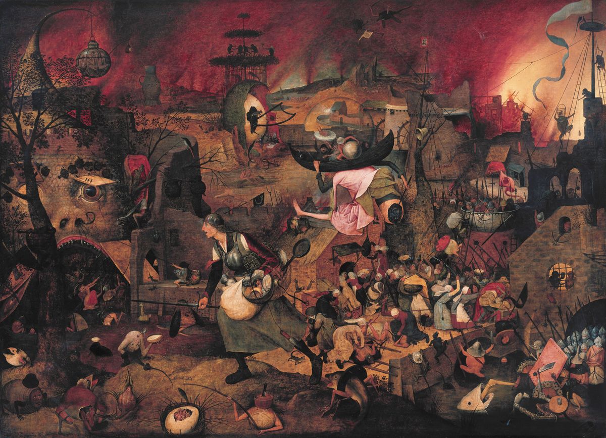 The chair of trustees at the Victoria and Albert Museum had visions of "snakes, Brueghel-like figures and fantastical figures" after contracting Covid-19