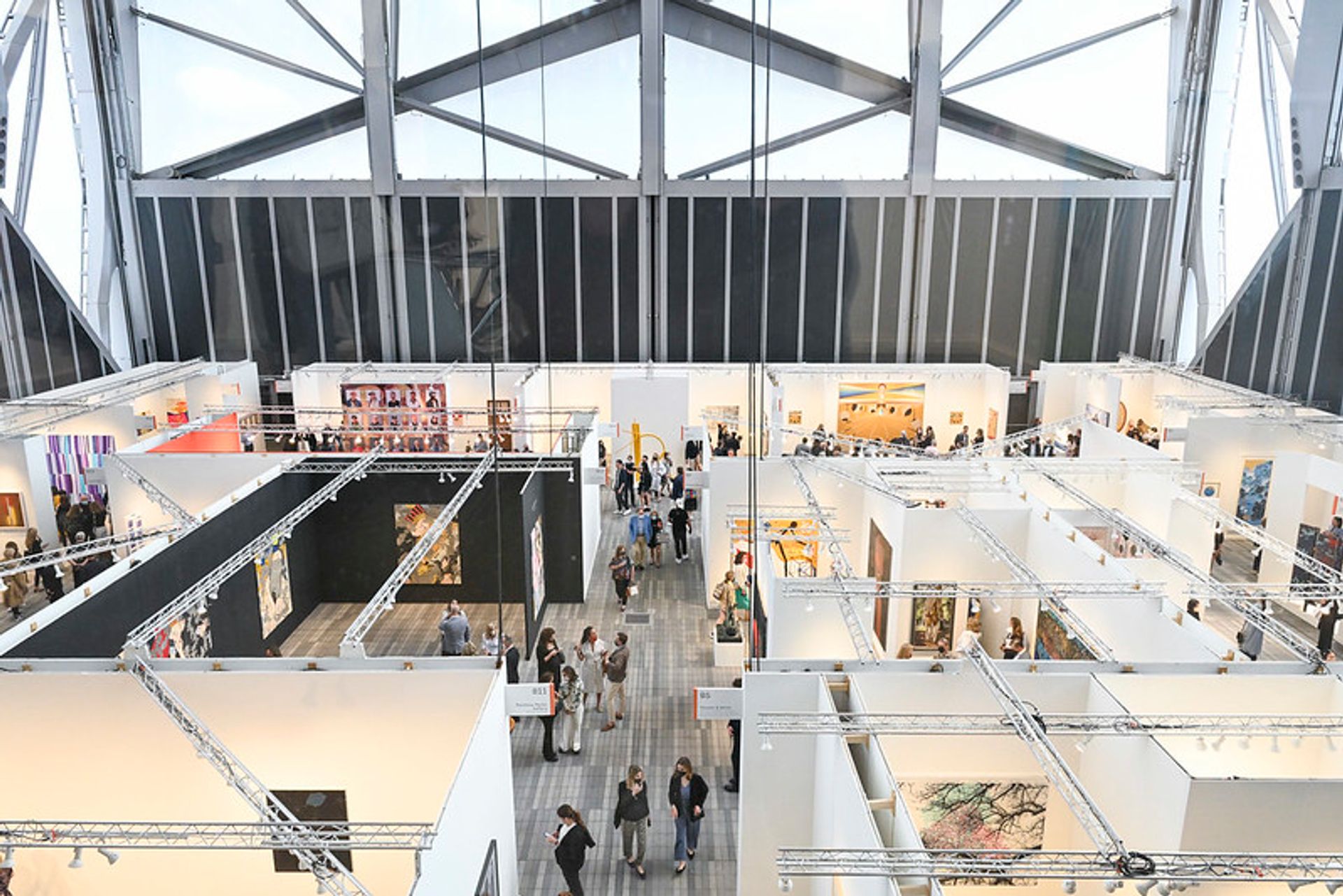 Frieze New York will be back at The Shed this year, with more than 60 stands from galleries based in more than two-dozen countries, including eight newcomers to the fair Courtesy of Casey Kelbaugh/Frieze