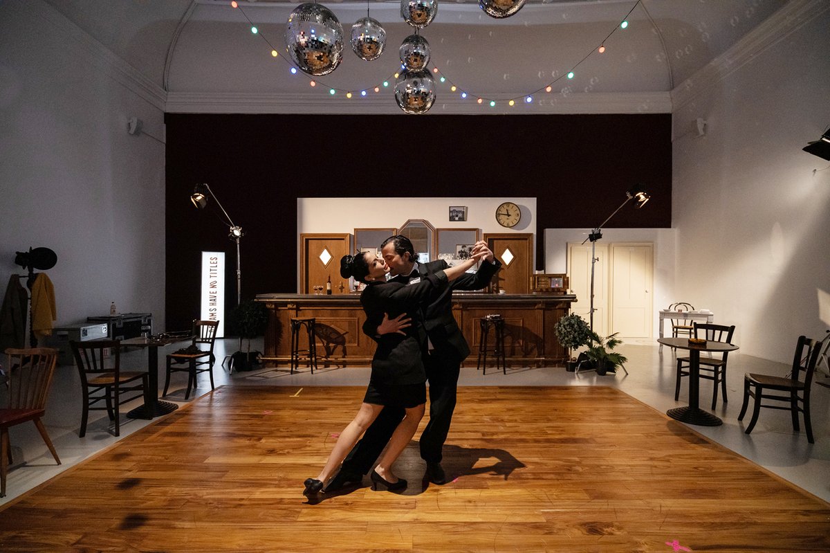 Zineb Sedira’s French Pavilion at the Venice Biennale includes the film, Les rêves n’ont pas de titre (dreams have no titles); curated by Cecilia Alemani, this year’s biennial is overwhelmingly comprised of women artists
© Marco Cappelletti; courtesy La Biennale di Venezia