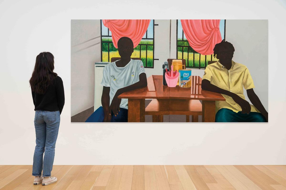 Eniwaye Oluwaseyi's The Breakfast is one of the works included in the Say It Loud show at Christie's Courtesy the artist and Destinee Ross-Sutton 2020