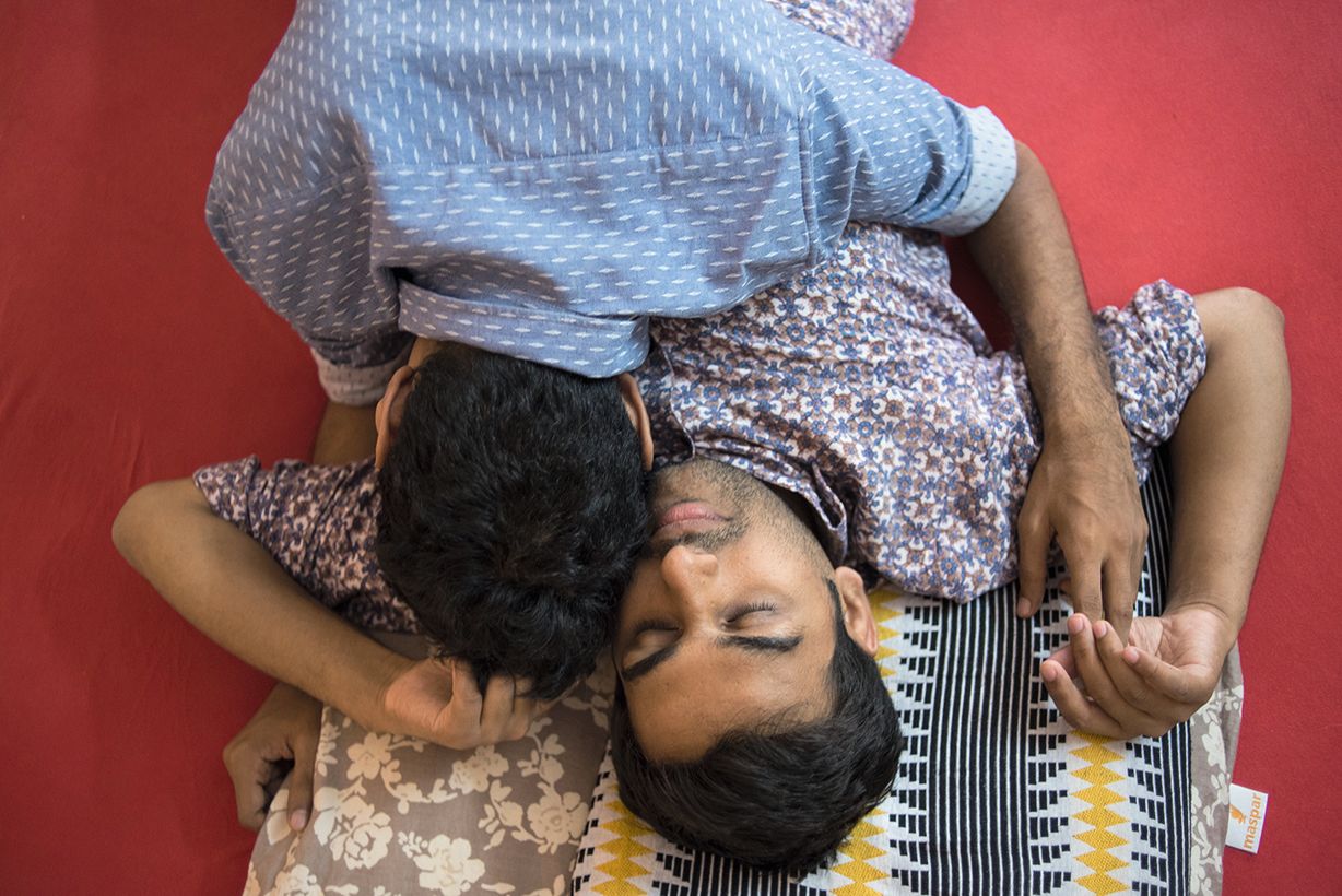 Sonal #1 (2015) by Sunil Gupta and his fellow artist Charan Singh, from their Dissent and Desire series that focuses on queer lives and community networks in India Courtesy of the artists and Hales Gallery, Materià Gallery, SepiaEye, Stephen Bulger Gallery and Vadehra Art Gallery; © Sunil Gupta and Charan Singh