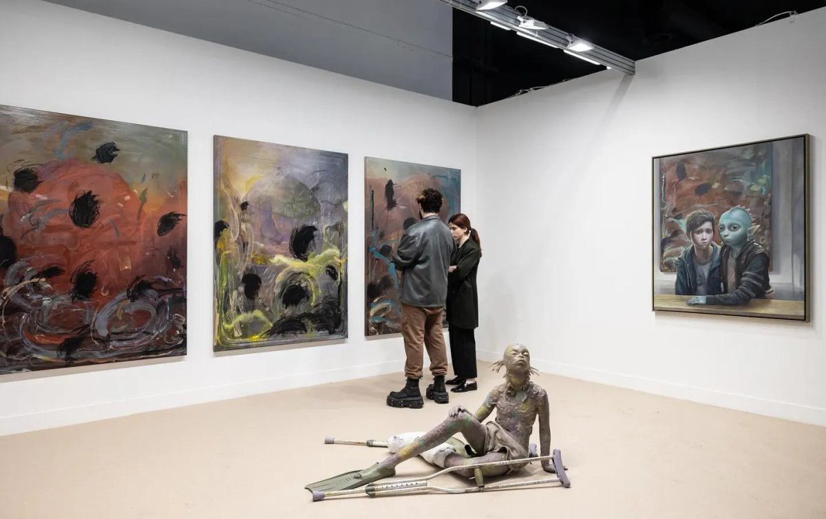 Ashes/Ashes's presentation of Michele Gabriele at Miart 2024
Courtesy of Miart