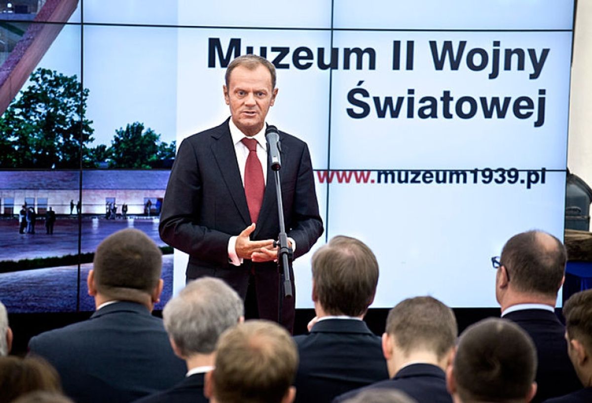 Donald Tusk at the inauguration of the Museum of the Second World War in Gdańsk in 2012

Photo: D. Jagodziński