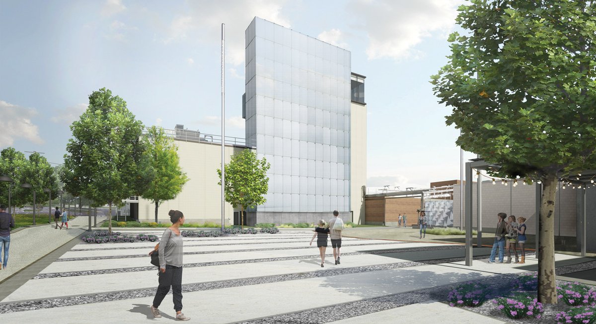 A rendering of the Momentary’s southern courtyard Courtesy of the Momentary, Bentonville, Arkansas