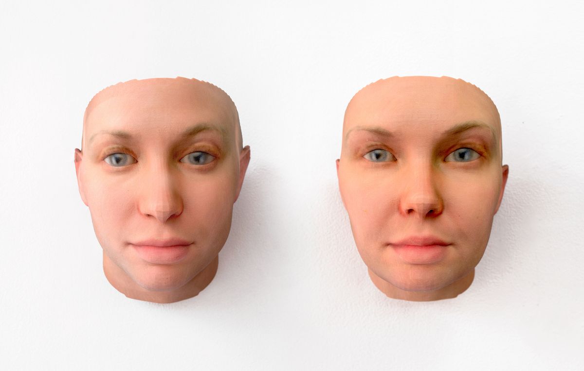 Radical Love, DNA portrait of Chelsea Manning (2015) by Heather Dewey-Hagborg Courtesy of Heather Dewey-Hagborg and Fridman Gallery