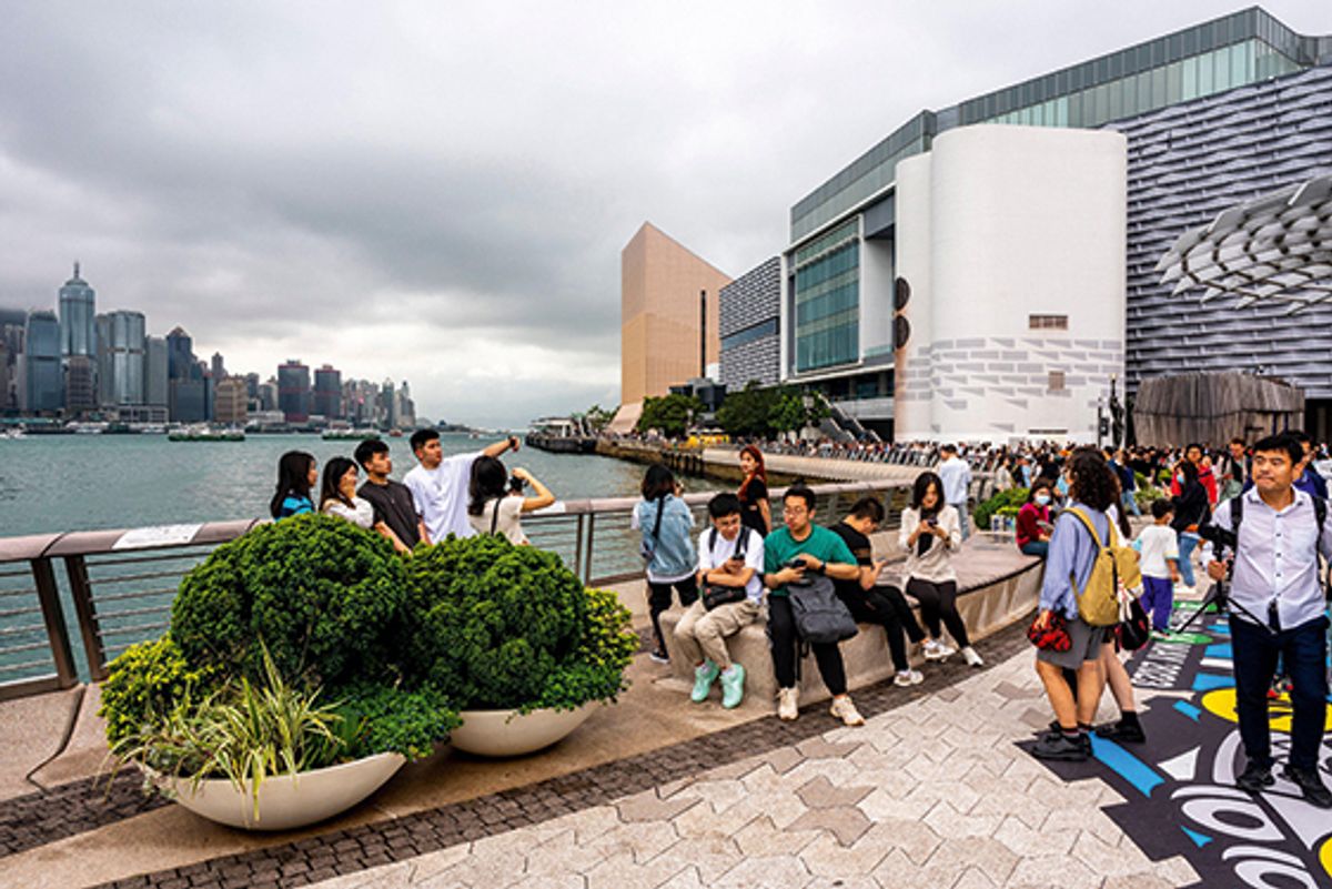 Popular attraction: the Hong Kong Museum of Art, which welcomed just under 1.3 million visitors in 2023