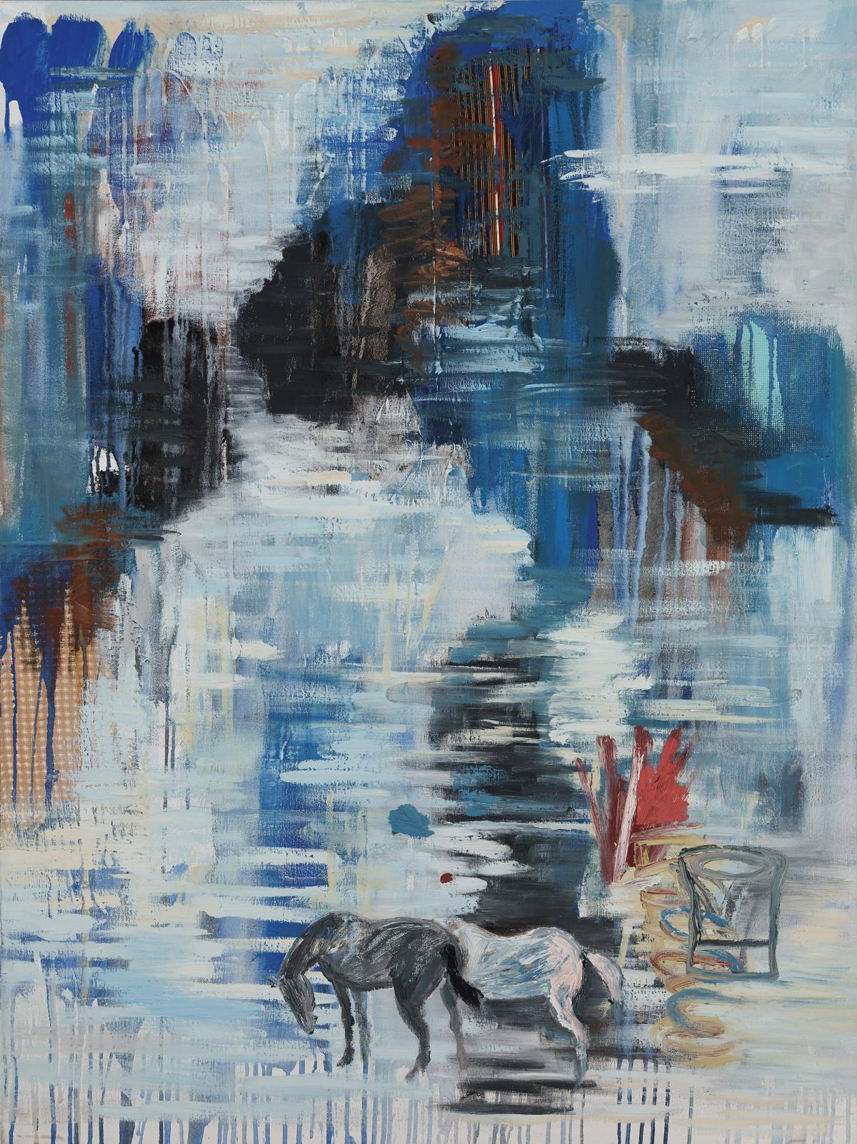 Jaune Quick-to-See Smith’s Blackwater Draw II (around 1983) Art Bridges