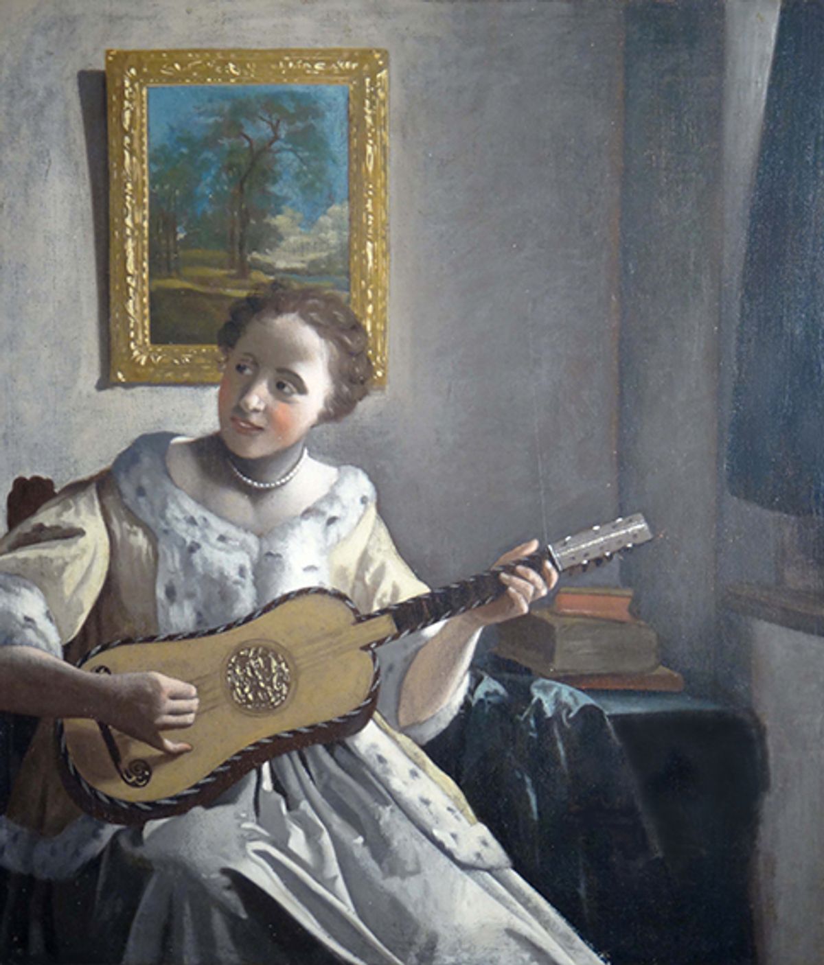 Lady with a Guitar in the Philadelphia Museum of Art's collection has long been believed to be a later copy 