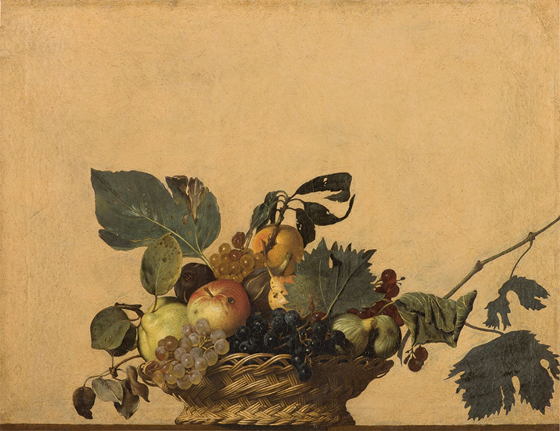 Caravaggio’s Canestra di Frutta (bowl of fruit, 1594-98), which was digitised in 2021 Courtesy of Veneranda Biblioteca Ambrosiana and Cinello