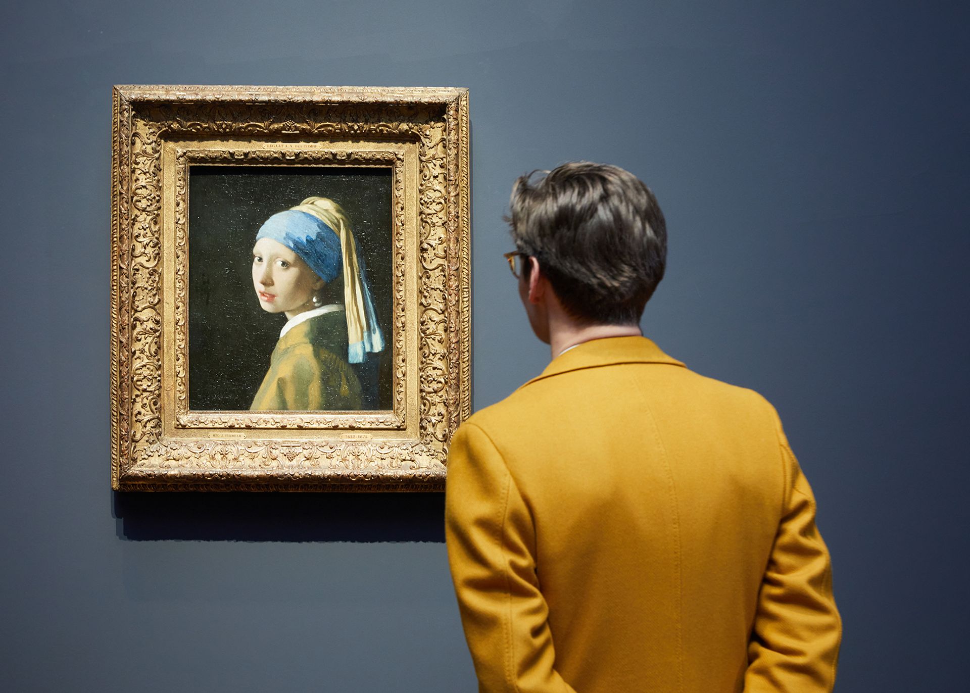 An installation shot of The Girl with the Pearl Earring in the Rijksmuseum's Vermeer exhibition, Amsterdam. Photo: Rijksmuseum/ Henk Wildschut