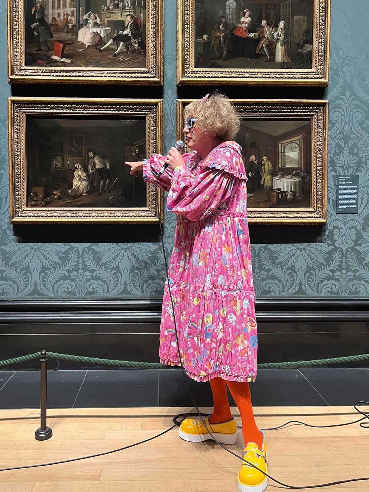 Grayson Perry holds forth on William Hogarth’s Marriage A-la-Mode at the National Gallery