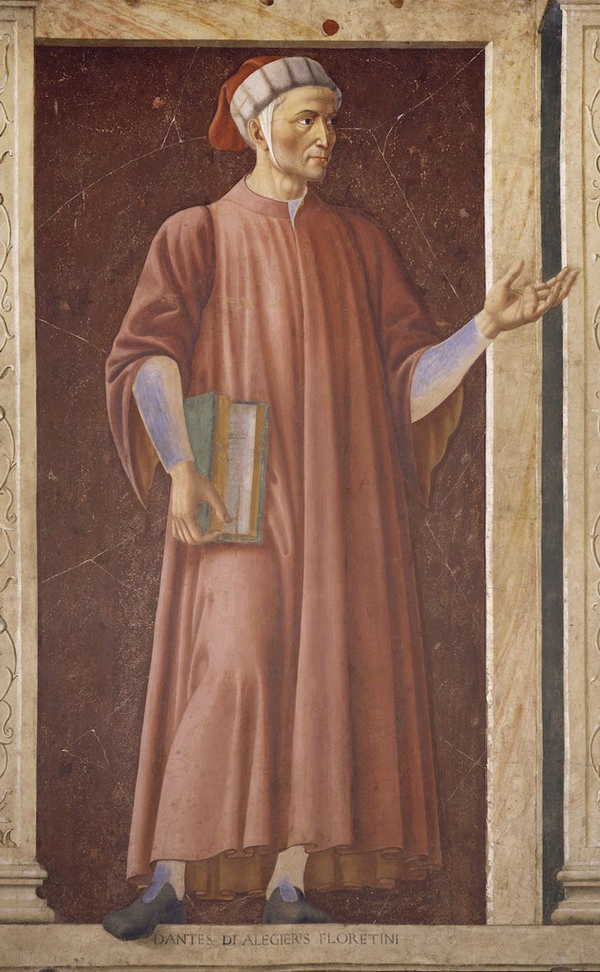 Dante (c. 1448–49), Andrea del Castagno. Uffizi Galleries, Florence