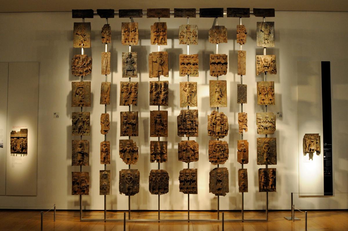 The British Museum's display of Benin Bronzes Photo: Son of Groucho