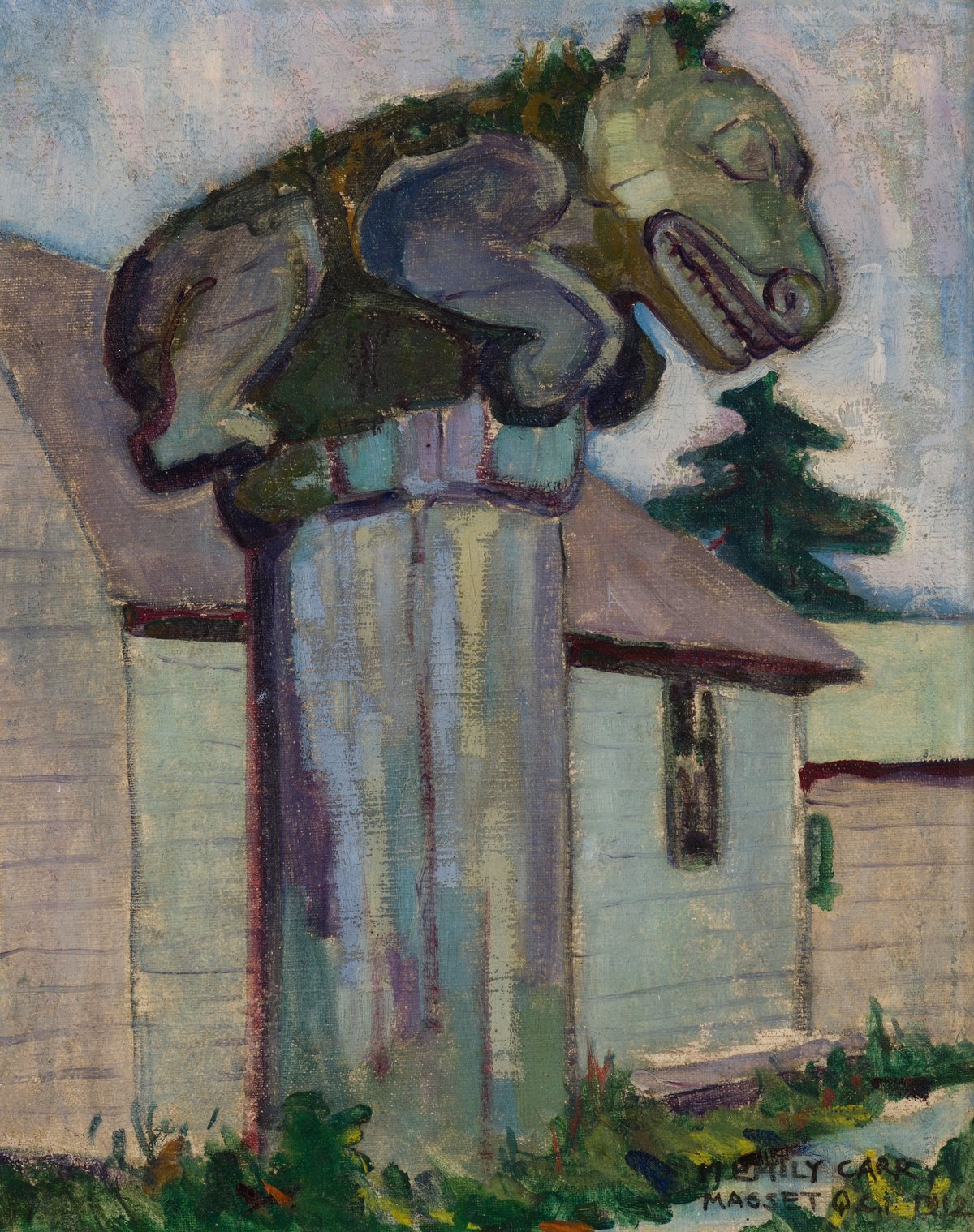 Emily Carr, Masset, QCI, 1912. Est C$100,000-C$200,000 ($74,000-$148,000) Courtesy Heffel Fine Art Auction House