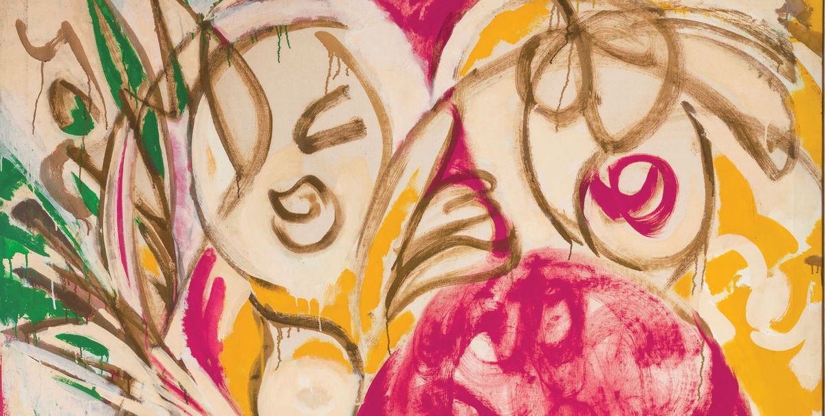 Detail of Lee Krasner's Sunwoman, I (1957) (Courtesy Kasmin Gallery. Photo: Diego Flores. © 2020 Pollock-Krasner Foundation, ARS) Detail of Lee Krasner's Sunwoman, I (1957) (Courtesy Kasmin Gallery. Photo: Diego Flores. © 2020 Pollock-Krasner Foundation, ARS)