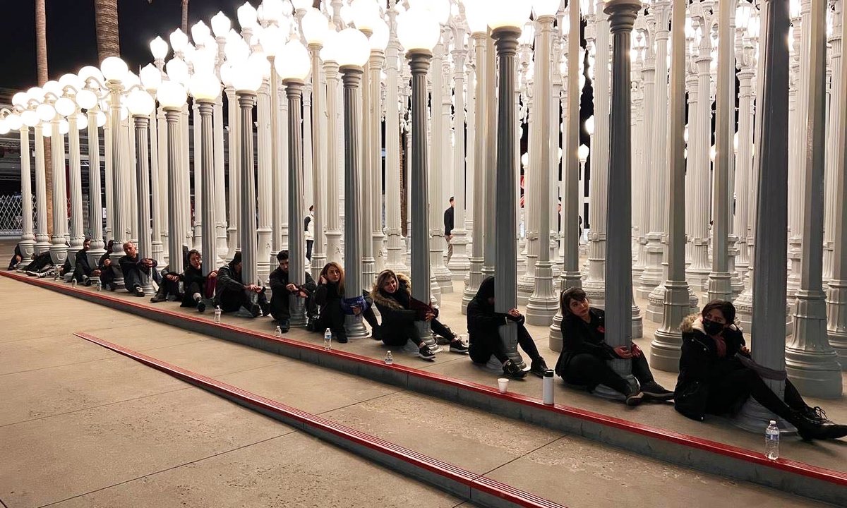 Mass protest against Iran’s human rights abuses staged at Los Angeles County Museum of Art Mass protest against Iran’s human rights abuses staged at Los Angeles County Museum of Art