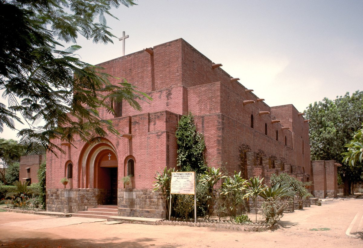 The 150-year-old St Thomas Church in Rama Krishna Puram, Delhi is one of 450 historic structures that can now be licensed by private indivuals © Massachusetts Institute of Technology, courtesy of Peter Serenyi