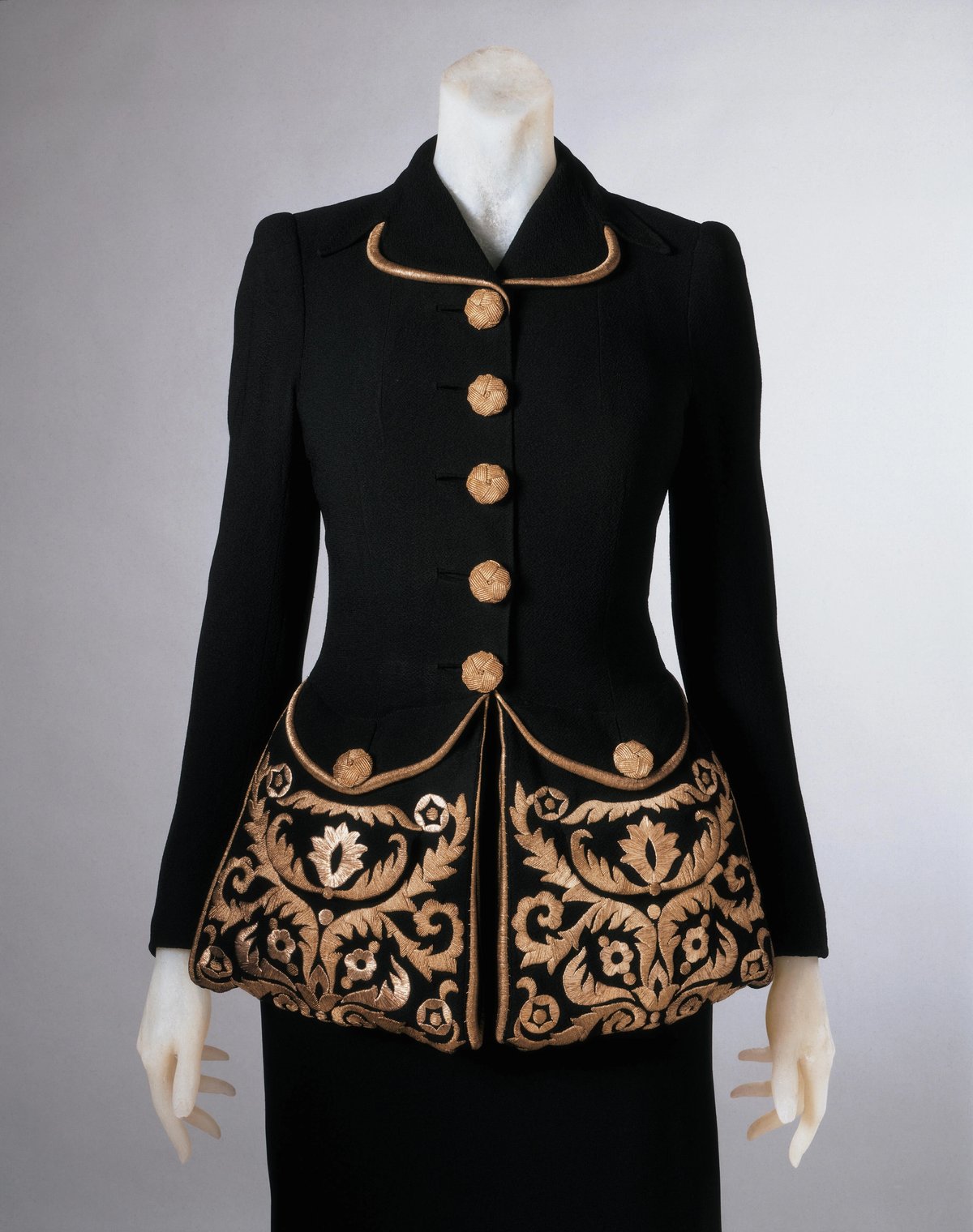 A 1940 dinner jacket created by the avant-garde couturier Elsa Schiaparelli Courtesy Philadelphia Museum of Art