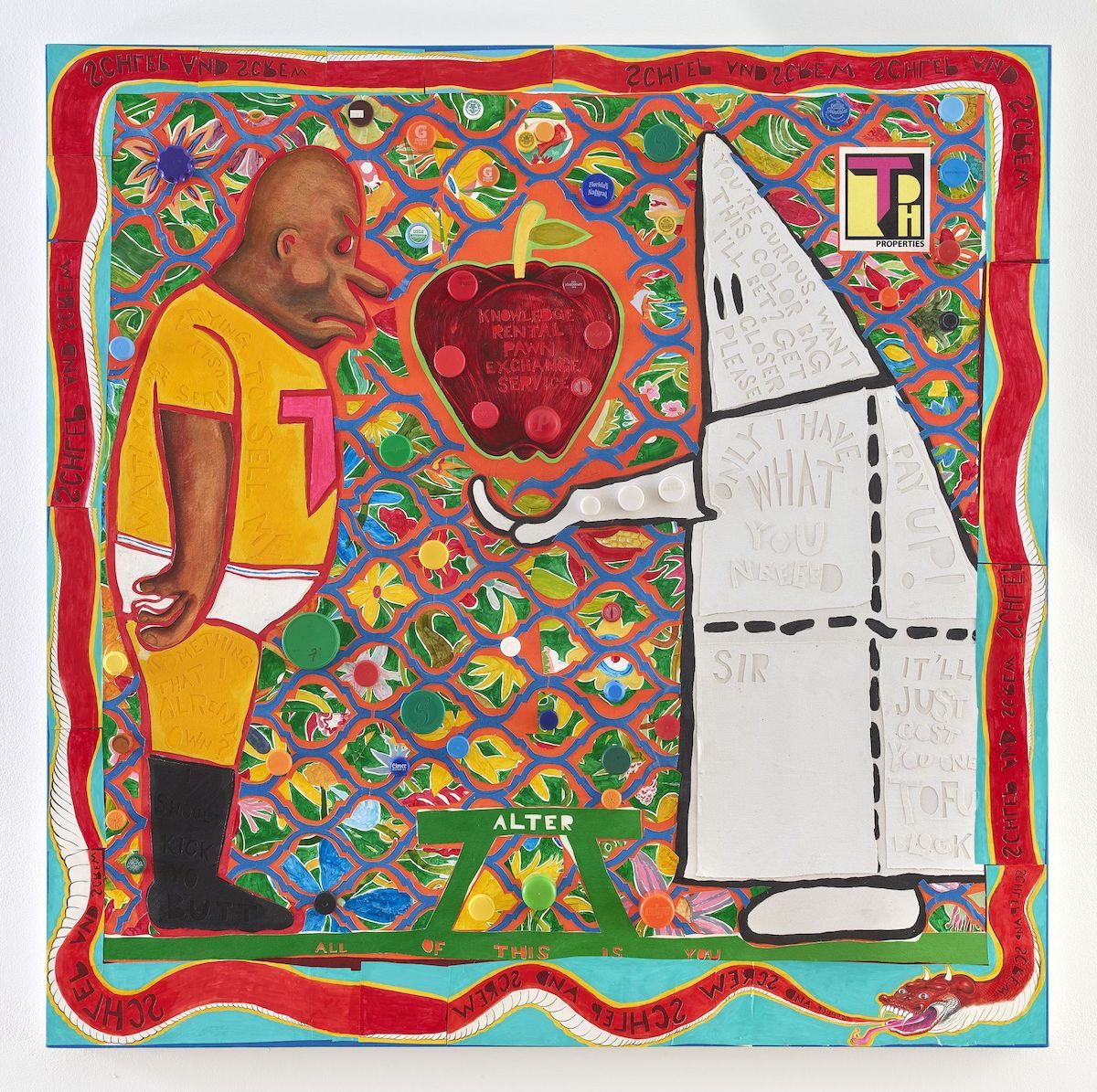 Trenton Doyle Hancock, Schlep and Screw, Knowledge Rental Pawn Exchange Service (2017) Courtesy of James Cohan