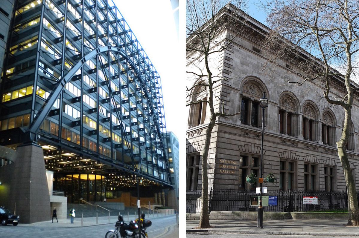 "I think you would be hard pressed to find any bank or law firm that didn’t have investments [in energy]": The National Portrait Gallery, London (right) has defended its sponsorship by law firm Herbert Smith Freehills (left)

Photo: Matt Harrop / R Sones via Wikimedia Commons

