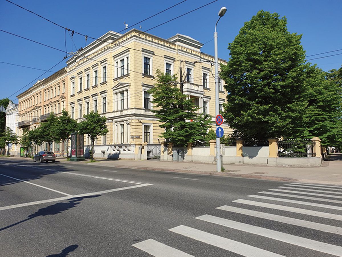 The building in Riga that Petr Aven bought to house his collection and host exhibitions Courtesy of Nadezhda Stepanova