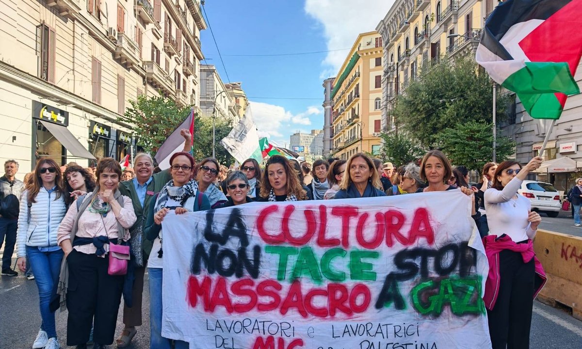 More than 1,500 arts workers in Italy sign letter demanding government takes action against Gaza assault