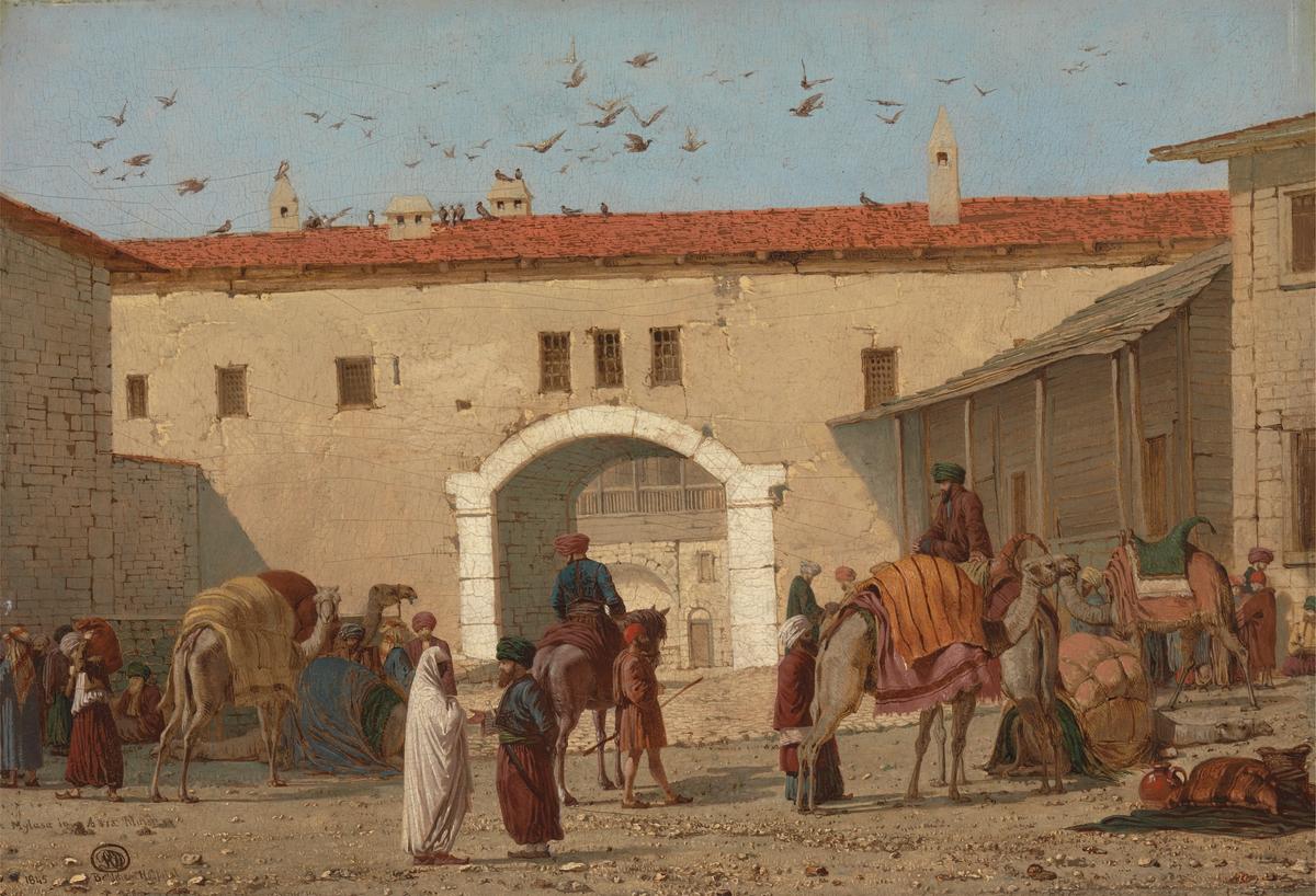 Caravanserai at Mylasa (1845) was inspired by Richard Dadd’s travels through the Mediterranean Yale Center for British Art