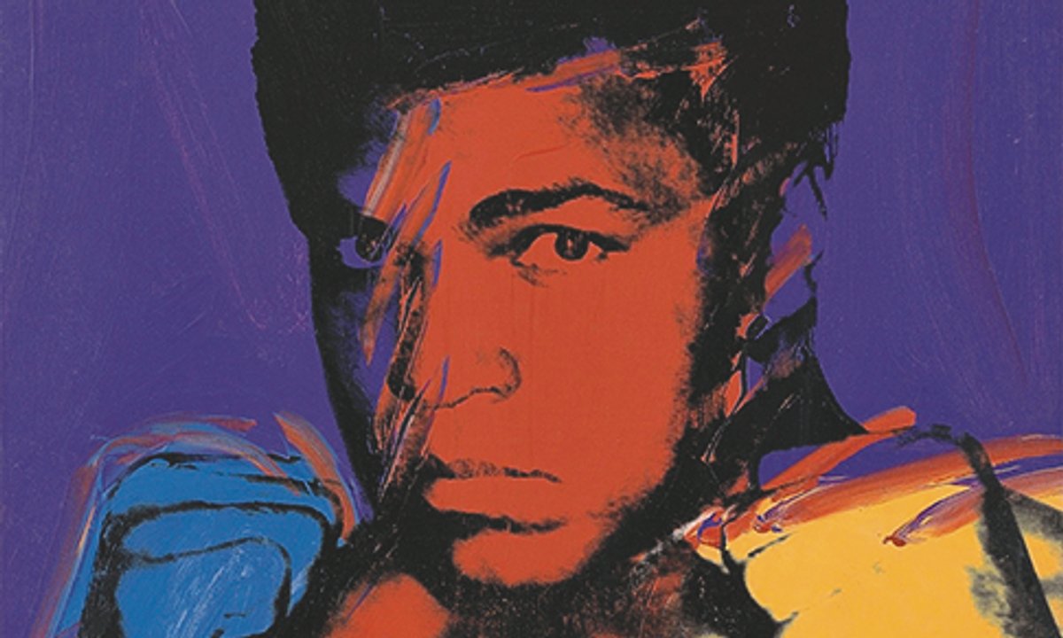 Warhol’s Muhammad Ali canvas sells for a punchy price