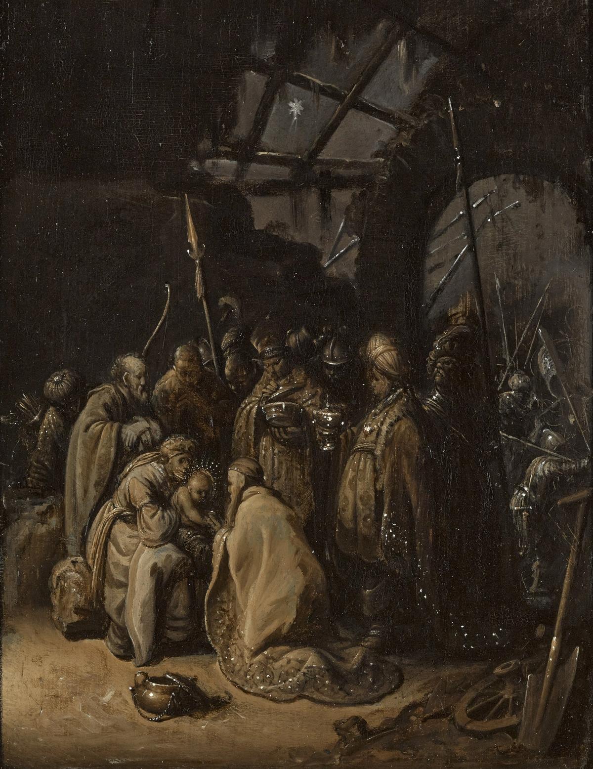 Rembrandt’s The Adoration of the Kings (around 1628), estimated at £10m-£15m