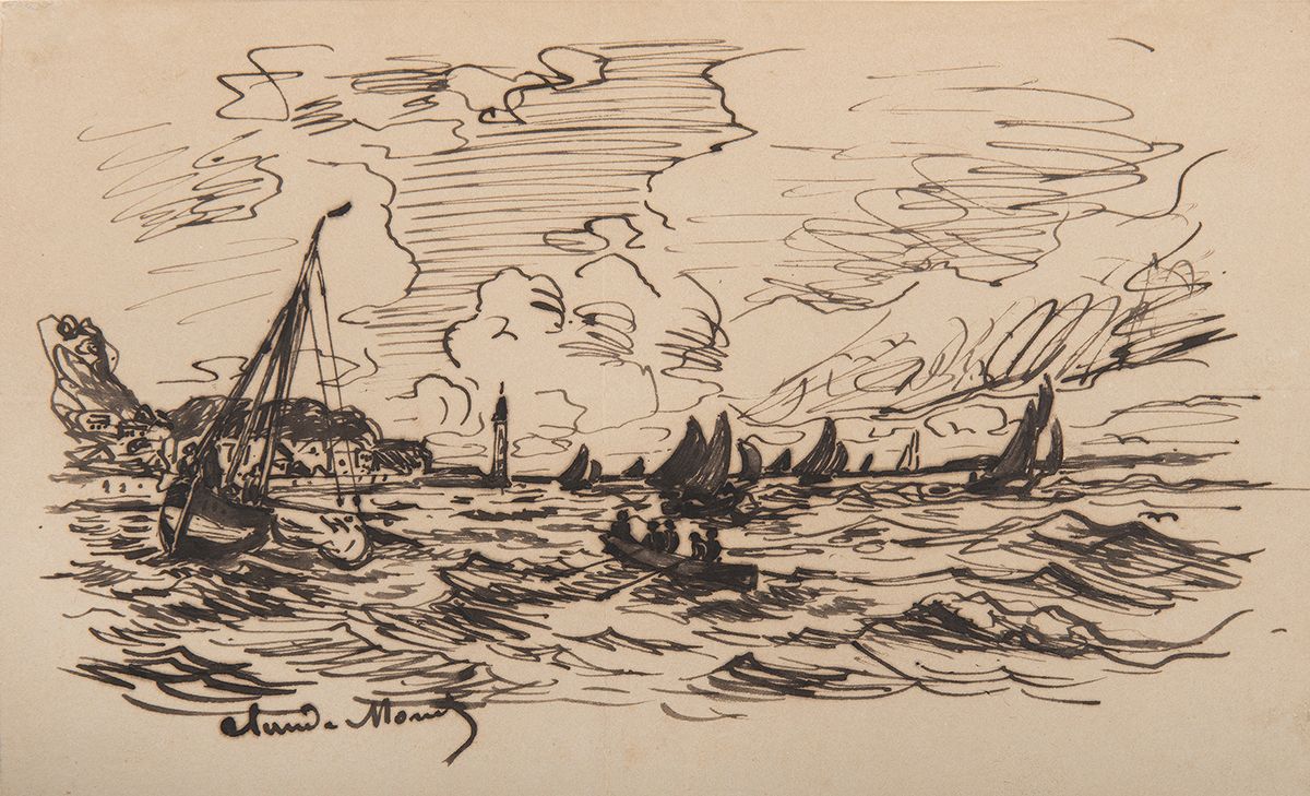 Claude Monet’s The lighthouse of the hospice in Honfleur (1865) Helene Bailly Gallery