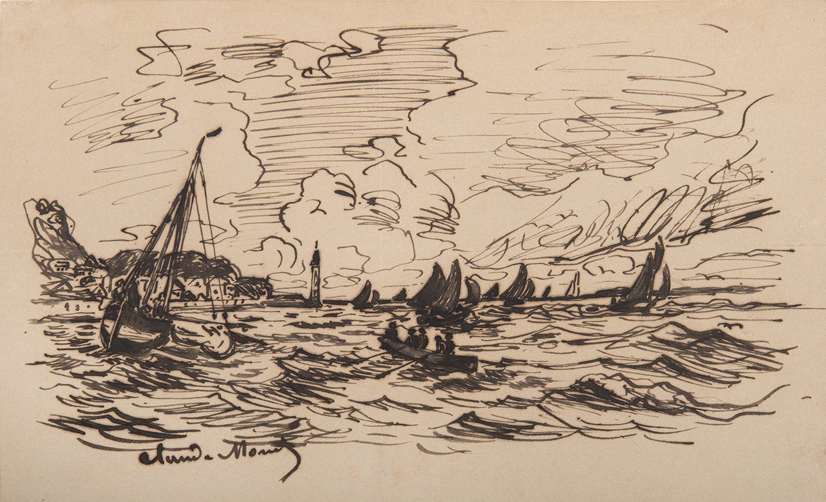 Claude Monet’s The lighthouse of the hospice in Honfleur (1865) Helene Bailly Gallery