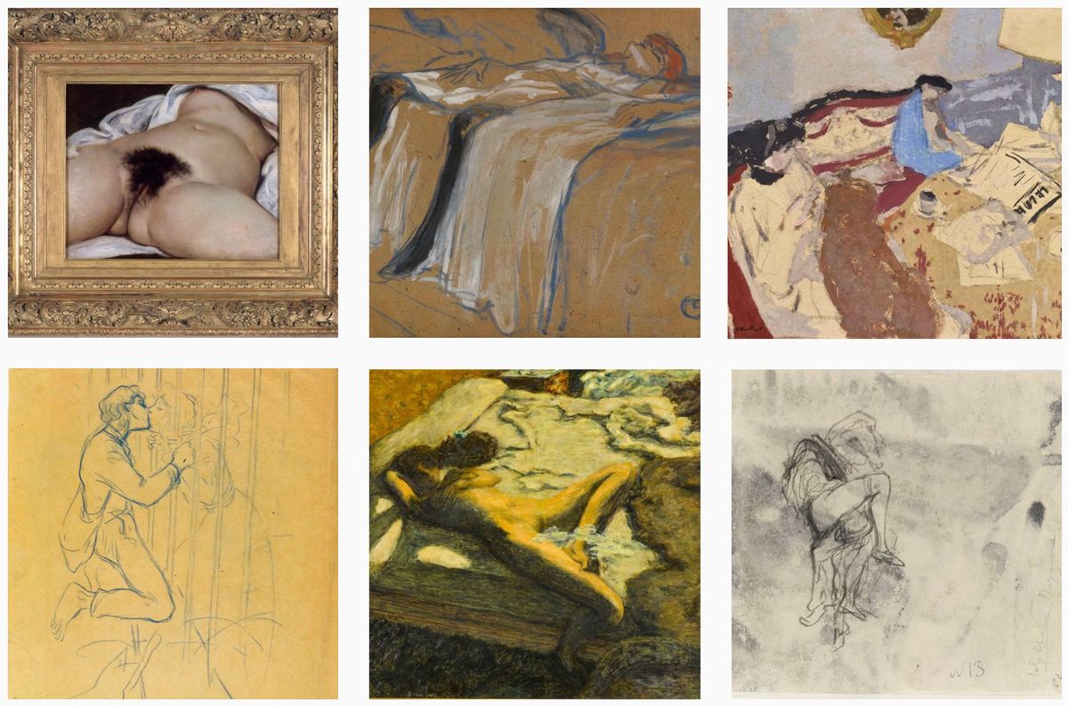 Some of Tracey Emin's selections for the Musée d'Orsay's new Instagram project looking at artists' favourite works in their collection