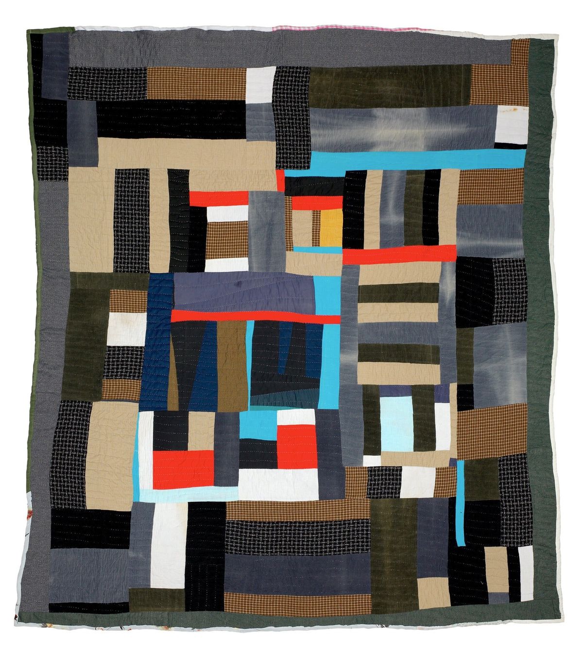 Blocks and Strips (2002) by Mary Lee Bendolph of the Gee's Bend community © 2017 Mary Lee Bendolph / Artists Rights Society (ARS), New York