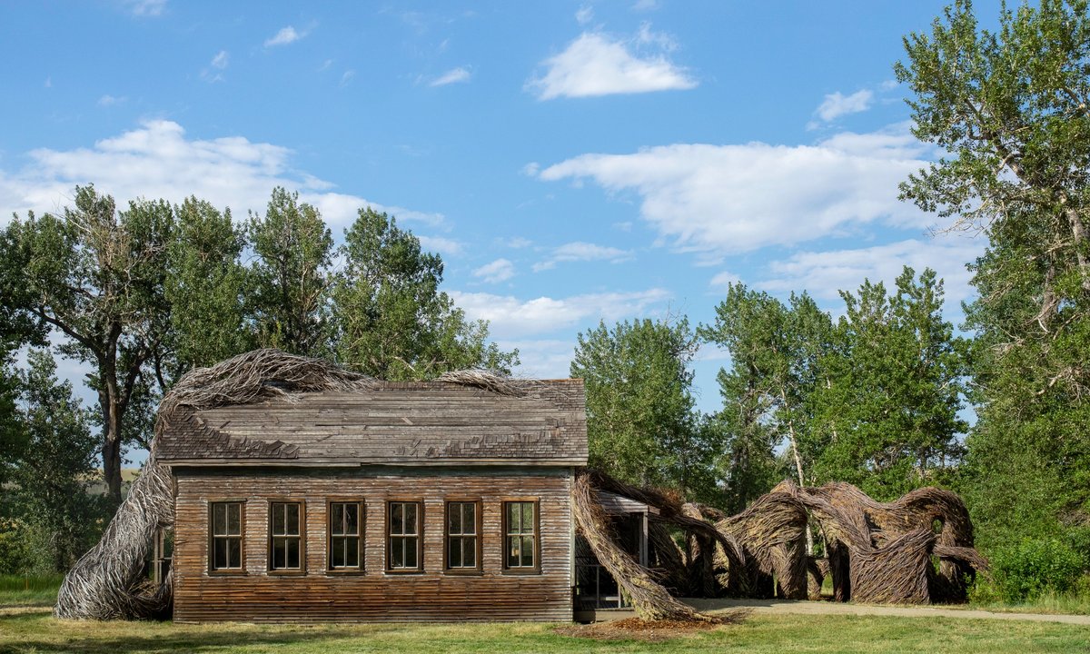 Sculptor Patrick Dougherty on his illusionary stickwork Sculptor Patrick Dougherty on his illusionary stickwork