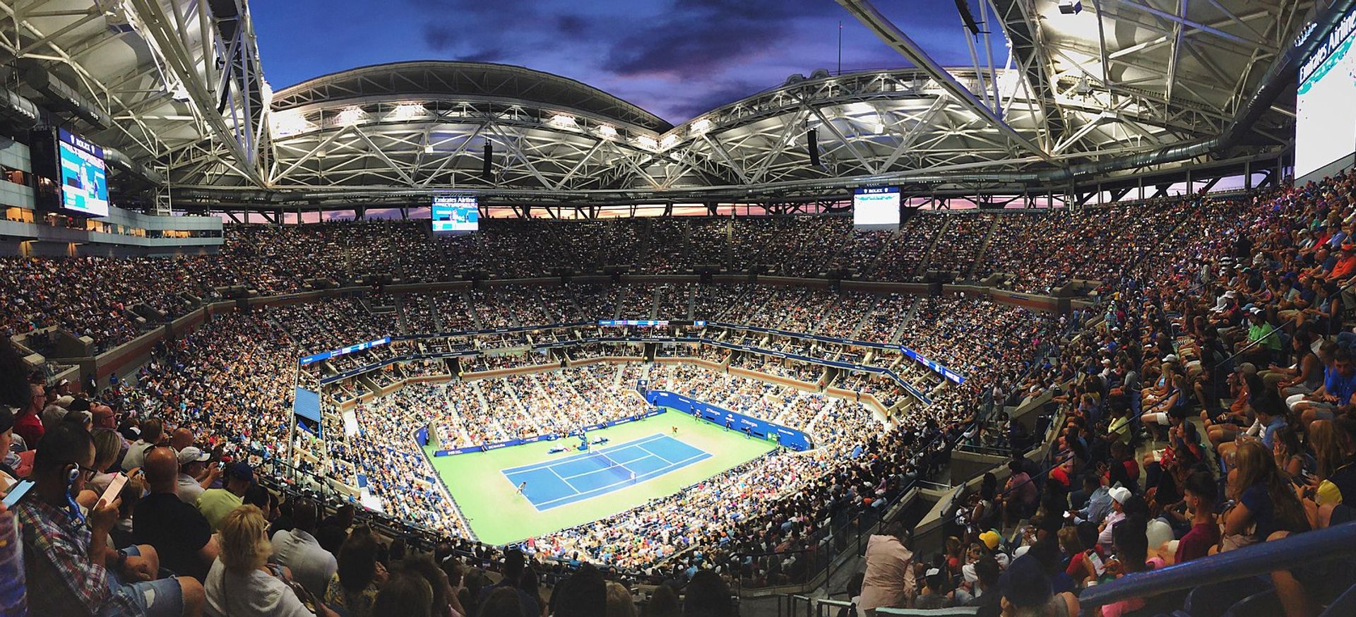 The US Open, 2019. Photo, Wikimedia Commons