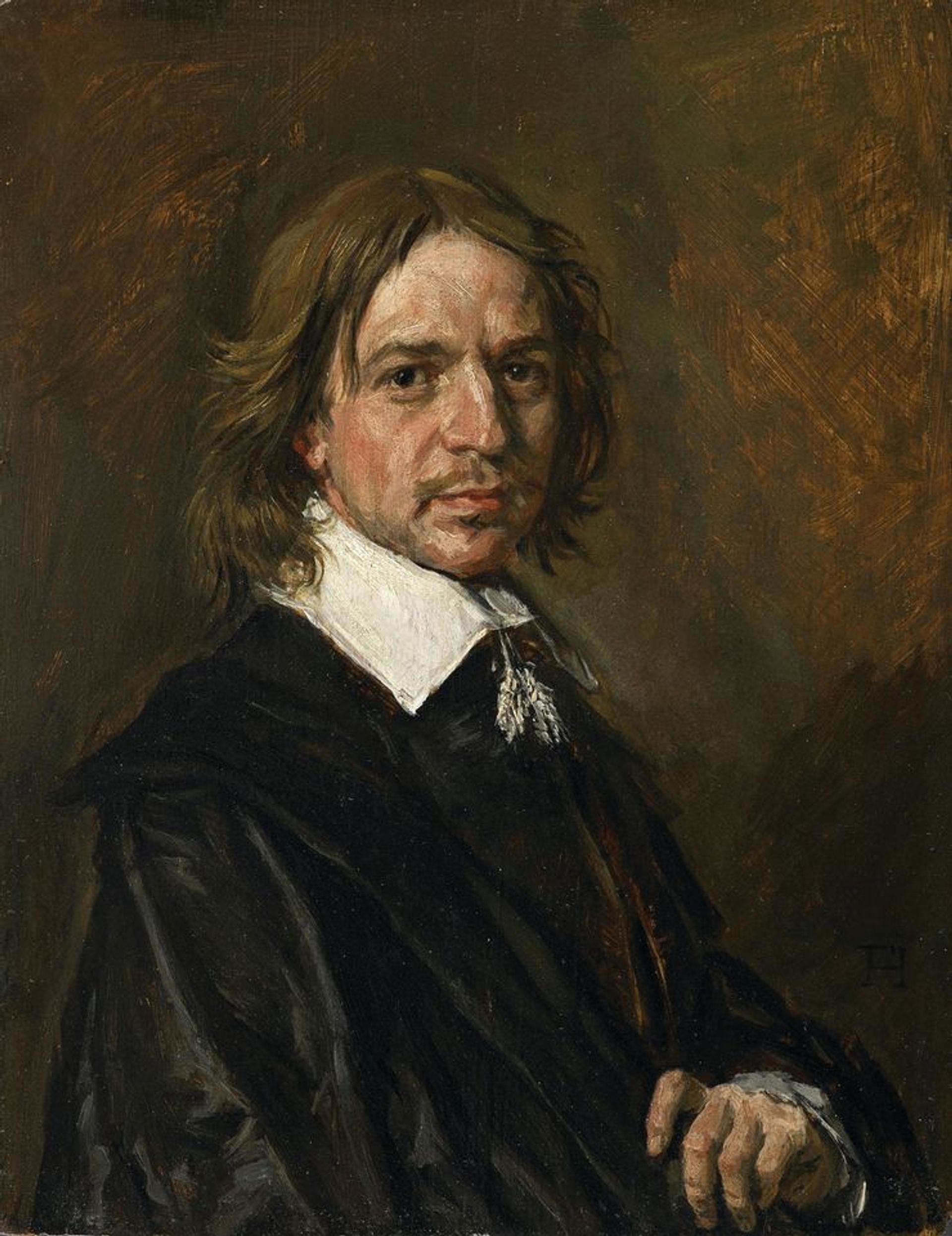 An Unknown Man bears the initials “F.H.” Believed to have been by Frans Hals and sold by Sotheby's in 2011 Courtesy of Sotheby's