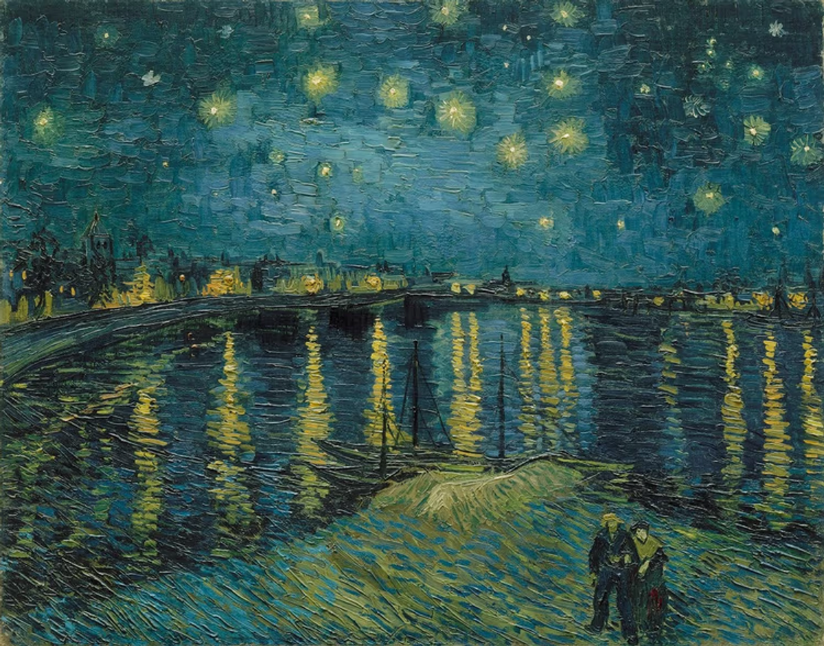 Van Gogh’s Starry Night over the Rhône (September 1888)

Musée d’Orsay, Paris
