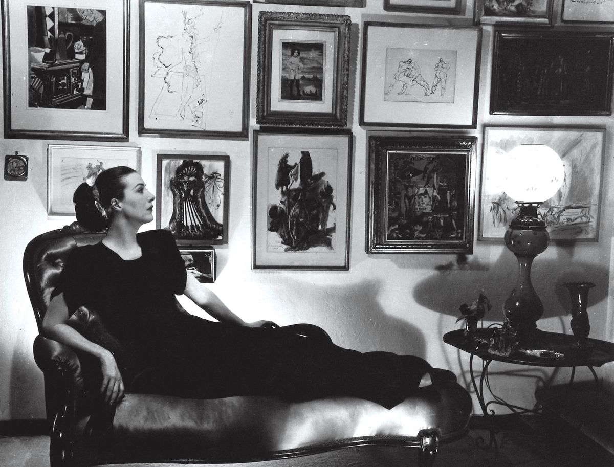 Arnold Newman's portrait of the legendary Gypsy Rose Lee taken in New York, around 1945 Credit: The 31 Women Collection