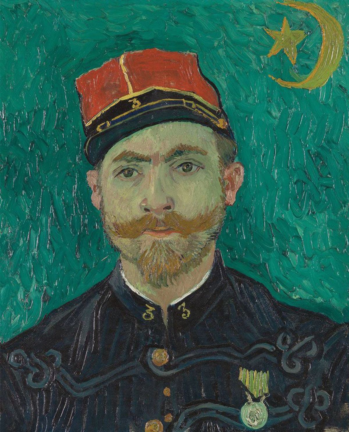 Vincent van Gogh's The Lover (Portrait of Lieutenant Milliet), painted in Arles in 1888 

Kröller-Müller Museum, Otterlo. Photo: © RMN-Grand Palais/ Adrien Didierjean